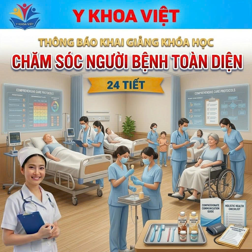 Khoá học Chăm sóc người bệnh toàn diện 24 Tiết
