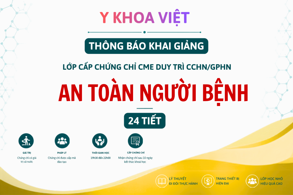 Khoá học An toàn người bệnh 24 Tiết