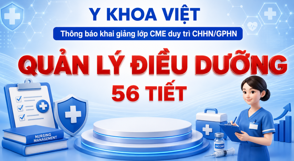 Khoá học Quản lý điều dưỡng 56 Tiết
