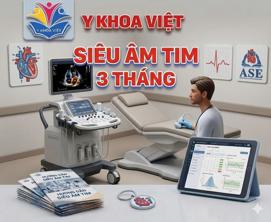 Khoá học Siêu Âm Tim 3 Tháng (255 Tiết)